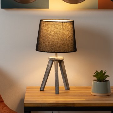 Atmosphera - Lampe de table MINI 1xE14/25W/230V pin/noir