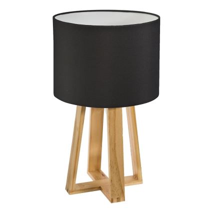 Atmosphera - Lampe de table MOLU 1xE27/25W/230V pin/noir