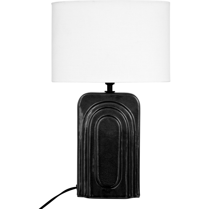 Atmosphera - Lampe de table MONIA 1xE14/60W/230V noire/blanche