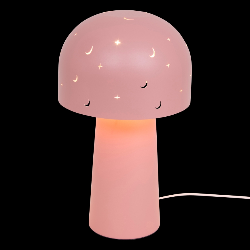Atmosphera - Lampe de table pour enfants STARRY MUSHROOM 1xE14/25W/230V rose
