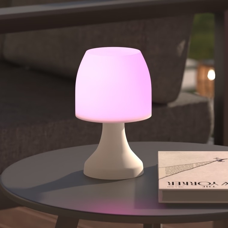 Atmosphera - Lampe de table RGB extérieure DOKK LED/3xAAA 19,5 cm IP44