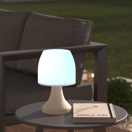 Atmosphera - Lampe de table RGB extérieure DOKK LED/3xAAA 27,5 cm IP44
