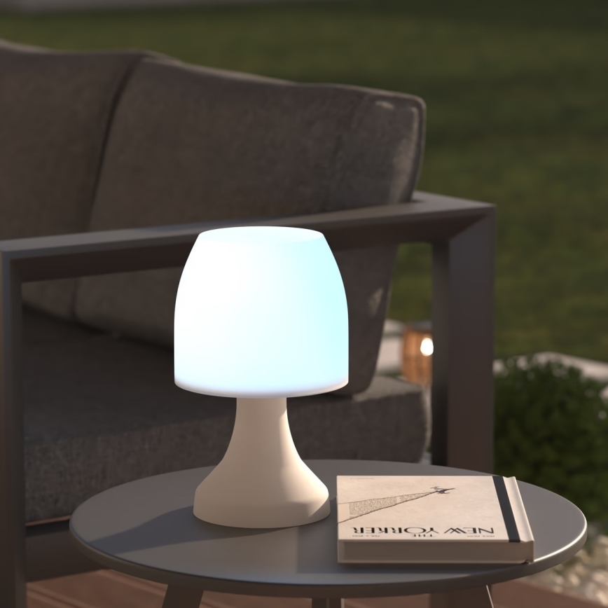 Atmosphera - Lampe de table RGB extérieure DOKK LED/3xAAA 27,5 cm IP44