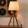 Atmosphera - Lampe de table RUNO 1xE27/25W/230V bois/blanc