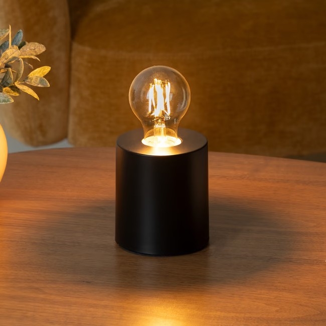 Atmosphera - Lampe de table SABA 1xE27/40W/230V noir