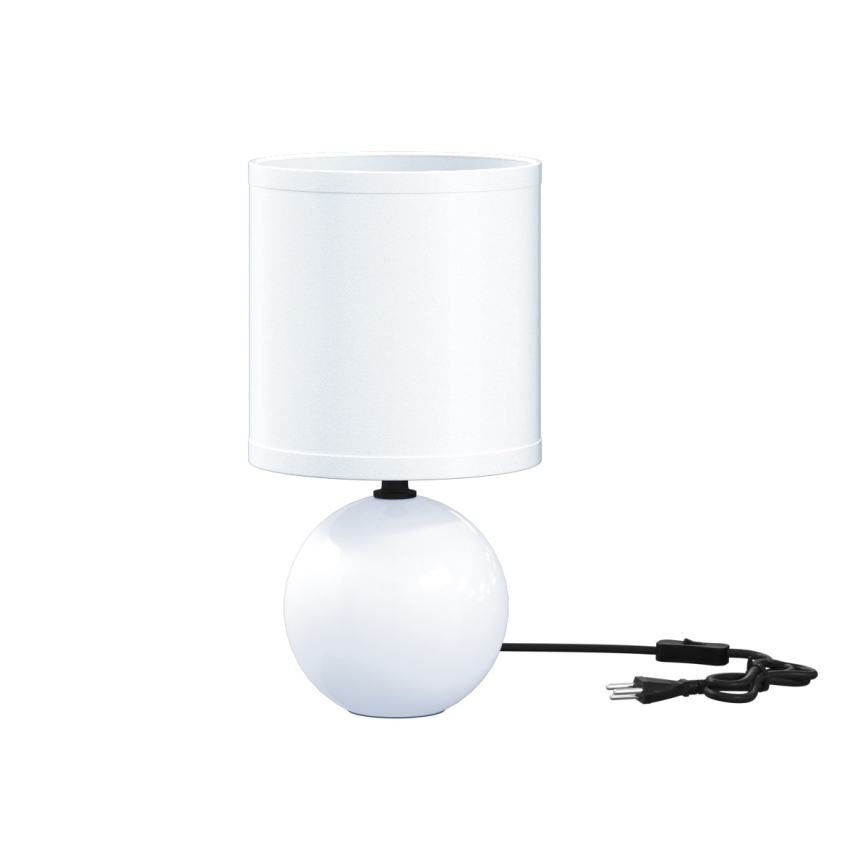 Atmosphera - Lampe de table TIMÉO 1xE14/60W/230V blanc brillant