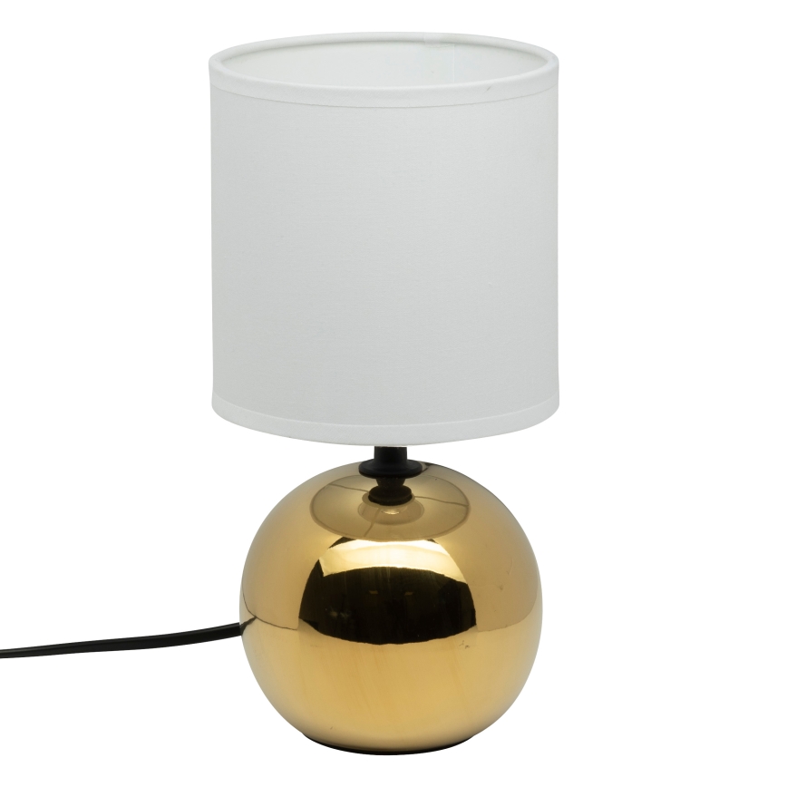 Atmosphera - Lampe de table TIMÉO 1xE14/60W/230V doré/blanc