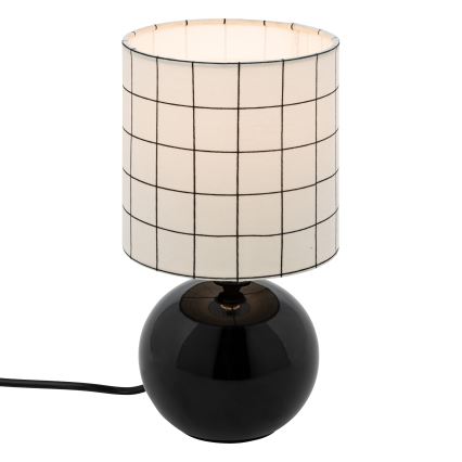 Atmosphera - Lampe de table TIMÉO 1xE14/60W/230V noir/blanc