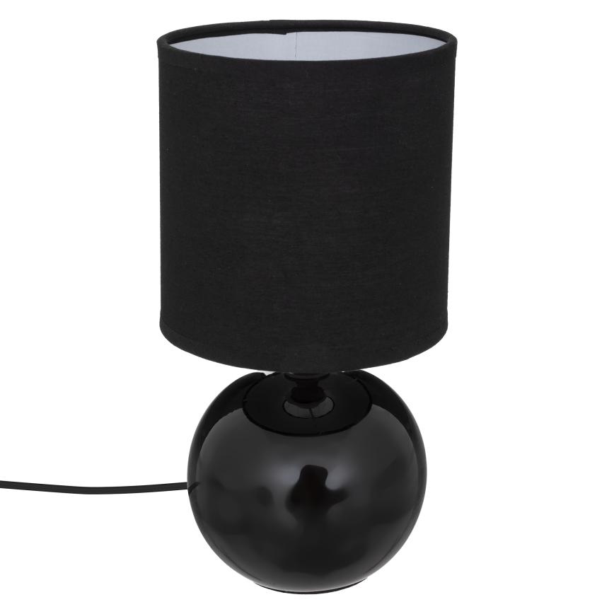 Atmosphera - Lampe de table TIMÉO 1xE14/60W/230V noir brillant