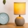Atmosphera - Lampe de table TIMÉO 1xE14/60W/230V taupe/crème
