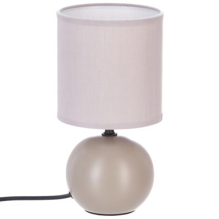Atmosphera - Lampe de table TIMÉO 1xE14/60W/230V taupe/crème