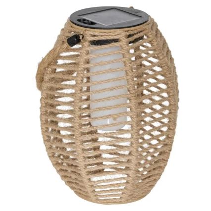 Atmosphera - Lanterne solaire LED GINA LED/1,2V 800 mAh IP44 jute