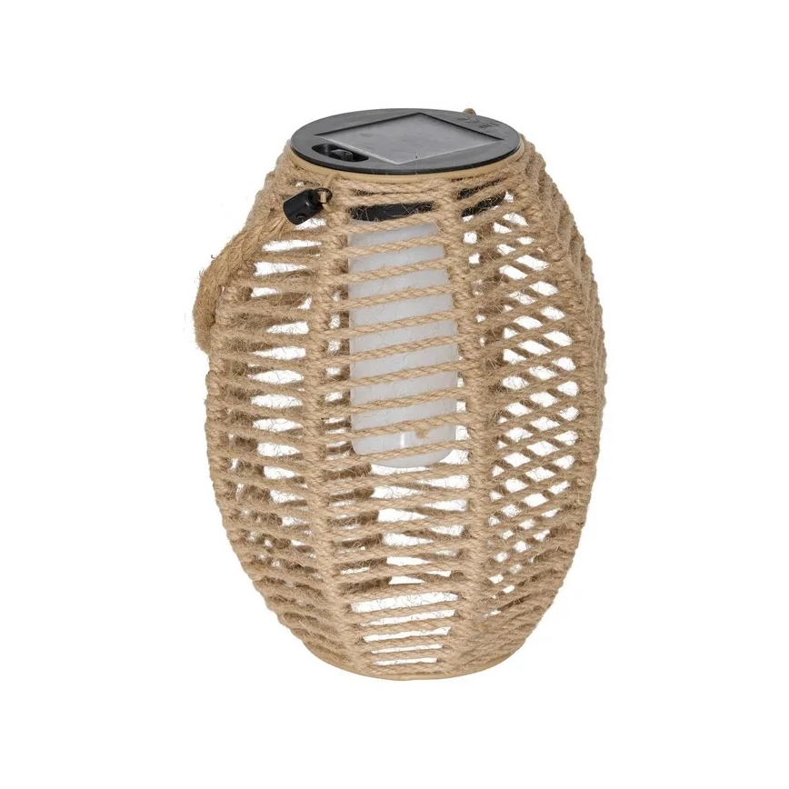Atmosphera - Lanterne solaire LED GINA LED/1,2V 800 mAh IP44 jute