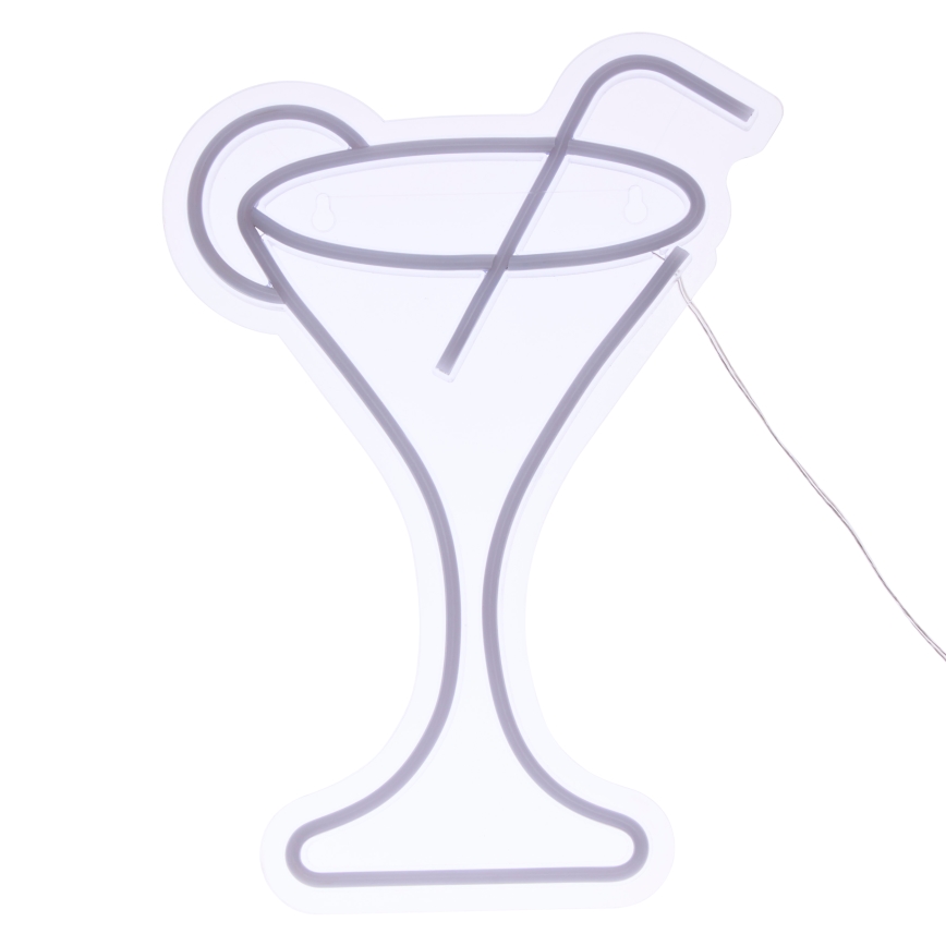 Atmosphera - LED-Neon-Wanddekoration COCTAIL LED/5V