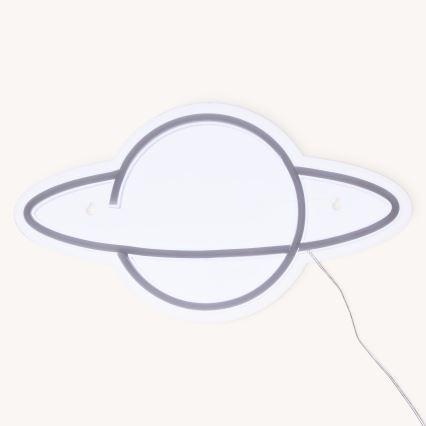 Atmosphera - LED-Neon-Wanddekoration PLANET LED/5V