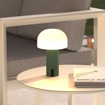 Atmosphera - LED Ricaricabile per esterni touch lampada da tavolo JANY LED/3,7V 22 cm 2200 mAh IP44 verde