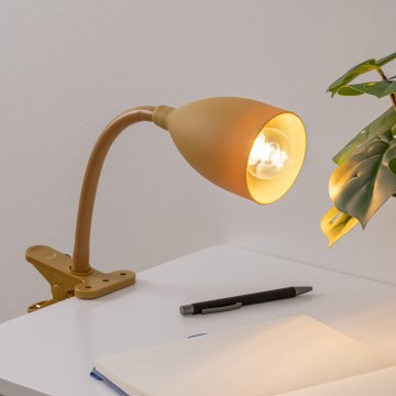 Atmosphera - Leuchte mit Klemme SILY 1xE14/7W/230V golden