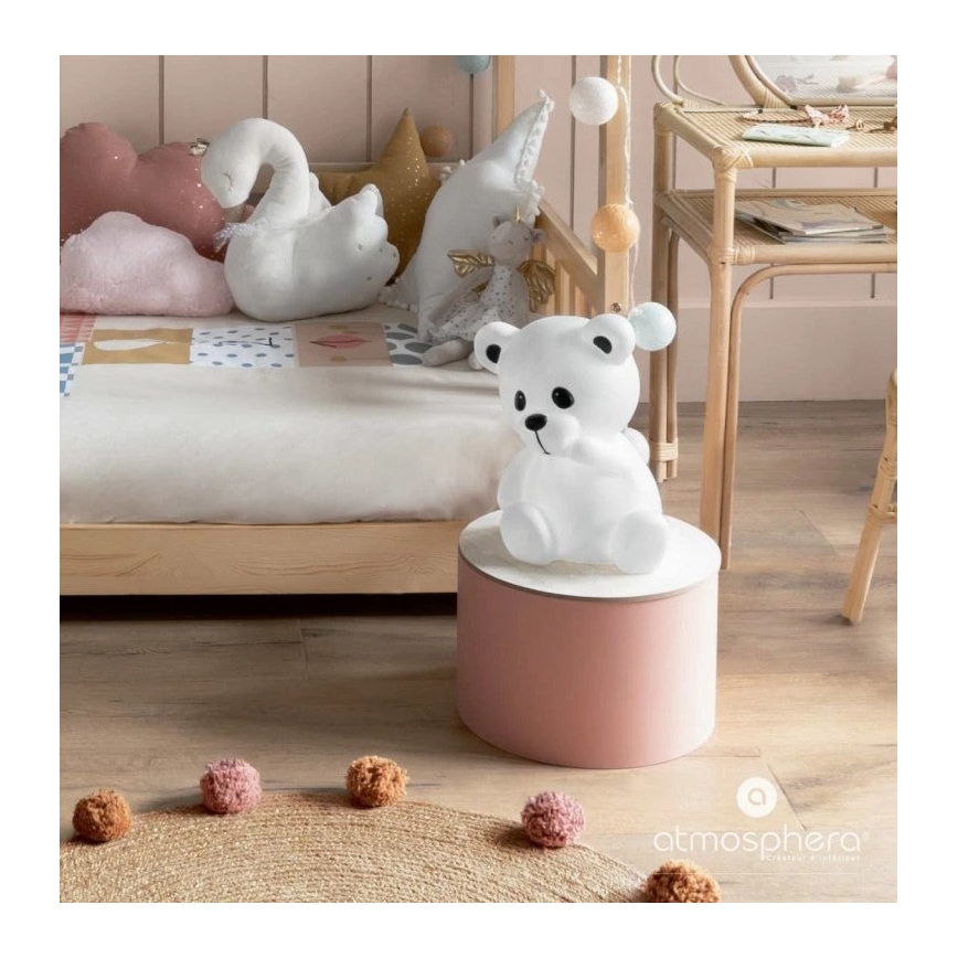 Atmosphera - Luce notturna LED per bambini TEDDY LED/3xAA bianca