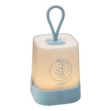 Atmosphera - Luce notturna LED ricaricabile a sfioramento per bambini RABBIT LED/3,7V 1200 mAh blu