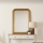 Atmosphera - Miroir mural ADELE 104x74 cm pin/doré