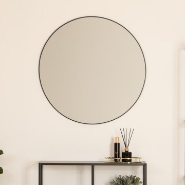 Atmosphera - Miroir mural ALICE d. 76 cm noir