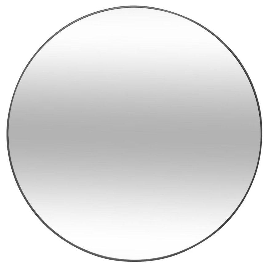 Atmosphera - Miroir mural ALICE d. 76 cm noir