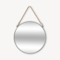 Atmosphera - Miroir mural EDEN d. 38 cm argent