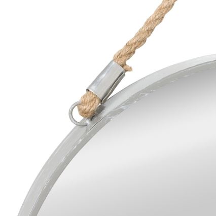 Atmosphera - Miroir mural EDEN d. 38 cm argent