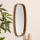 Atmosphera - Miroir mural JASNA 80x40 cm hévéa