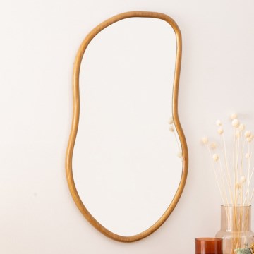 Atmosphera - Miroir mural LIVIA 75x45 cm paulownia