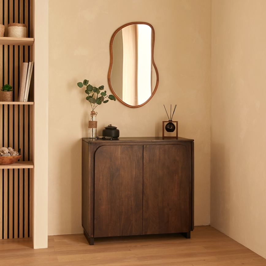 Atmosphera - Miroir mural LIVIA 75x45 cm paulownia