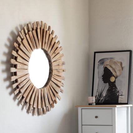 Atmosphera - Miroir mural MANON d. 88 cm sapin