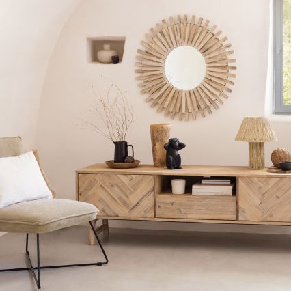Atmosphera - Miroir mural MANON d. 88 cm sapin