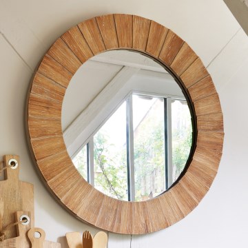 Atmosphera - Miroir mural PAMELA d. 83 cm sapin