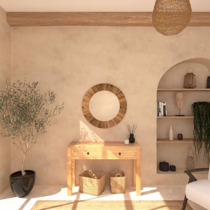 Atmosphera - Miroir mural PAMELA d. 83 cm sapin