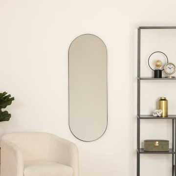 Atmosphera - Miroir mural SELENA 112x40 cm noir