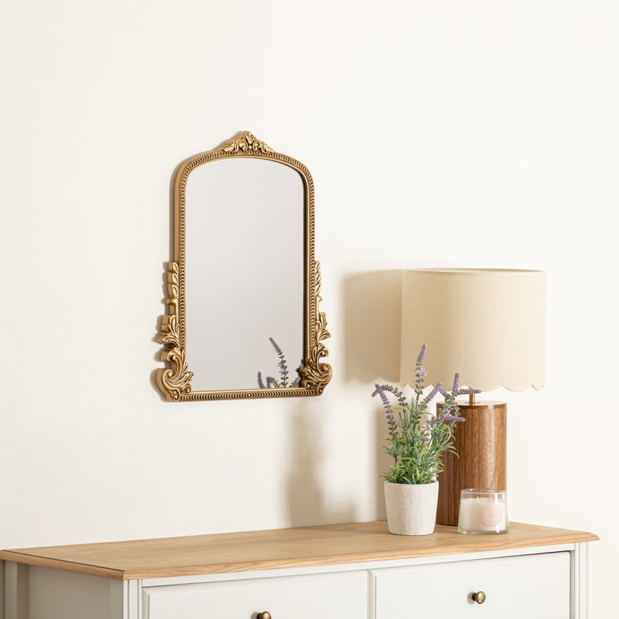 Atmosphera - Miroir mural VICTORIA 51x41 cm doré