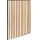 Atmosphera - Panneau décoratif mural 3D 60x60 cm marron clair