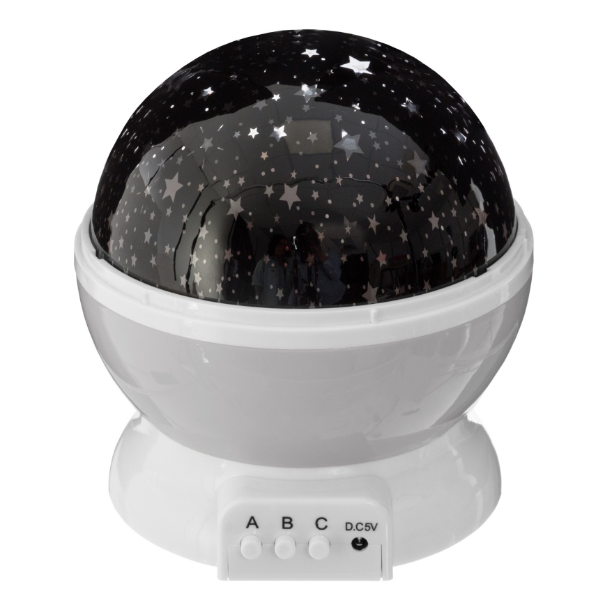 Atmosphera - Projecteur LED pour enfants 3xAA, gris