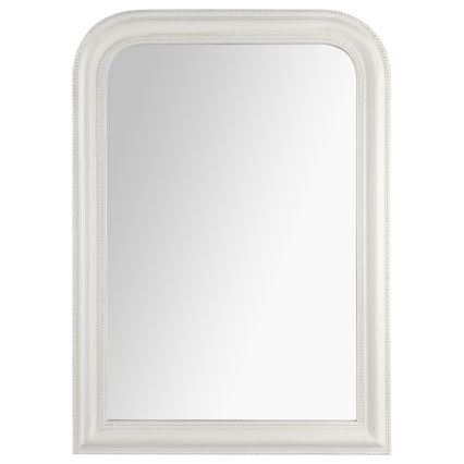 Atmosphera - Specchio da parete ADELE 104x74 cm pino/bianco