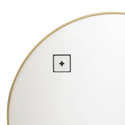 Atmosphera - Specchio da parete ALICE 65x90 cm oro