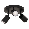 Atmosphera - Spot encastré VICO 3xGU10/25W/230V noir