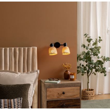 Atmosphera - Spot LIO 2xE14/25W/230V en bambou