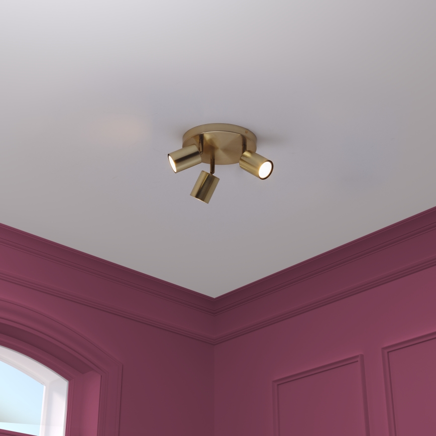 Atmosphera - Spot orientable VICO 3xGU10/25W/230V doré