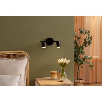Atmosphera - Spot VICO 2xGU10/25W/230V noir