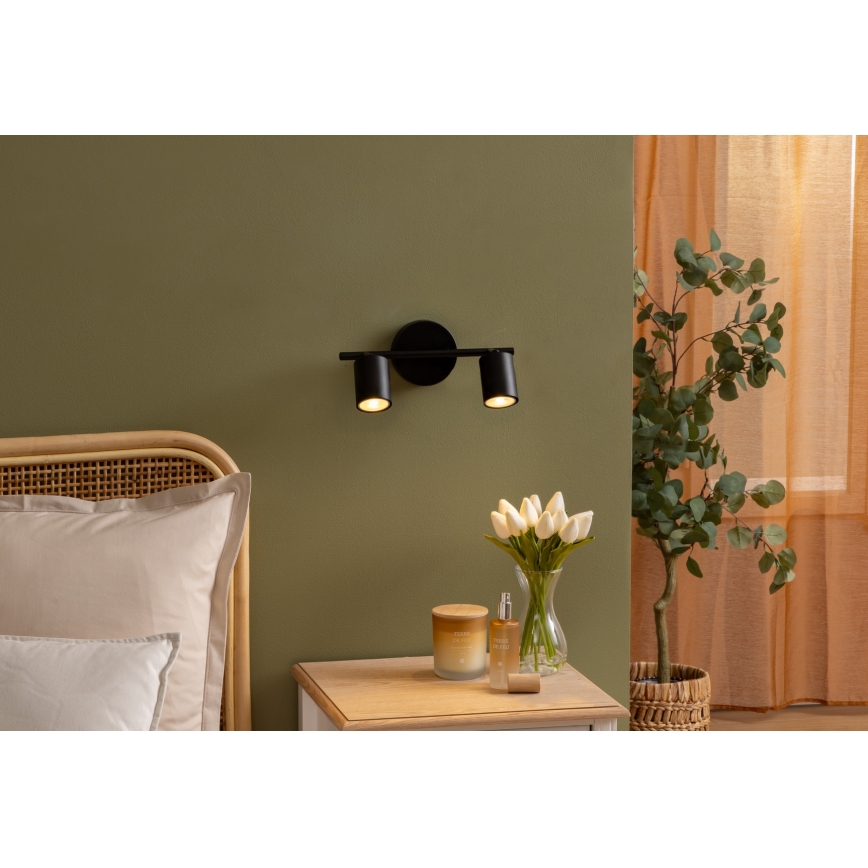 Atmosphera - Spot VICO 2xGU10/25W/230V noir