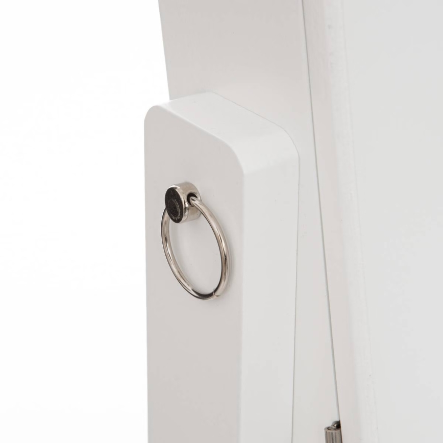 Atmosphera - Standspiegel mit integrierter Schmuckschatulle KRISTIN 146,8x37 cm weiß