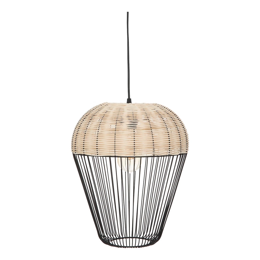 Atmosphera - Suspension filaire ANEA 1xE27/40W/230V rotin