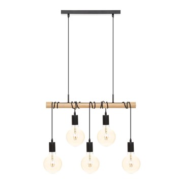Atmosphera - Suspension filaire JAKE 5xE27/40W/230V pin