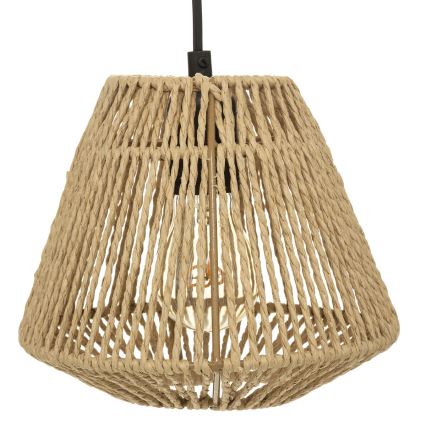 Atmosphera - Suspension filaire JILY 3xE27/40W/230V jute